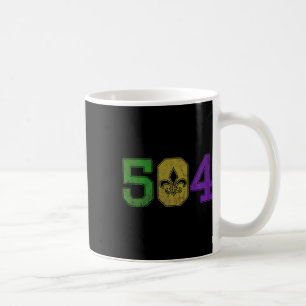 Caneca De Café Mardi Gras 504 T Shirt Nola New Orleans Louisiana