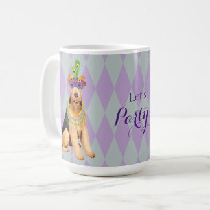 Caneca De Café Mardi Gras Airedale