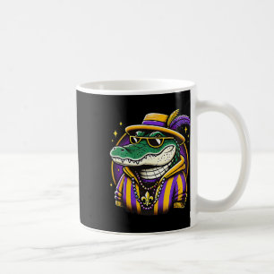 Caneca De Café Mardi Gras Alligator Boys Homens Mardi Gras 1