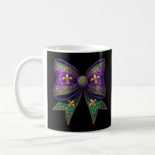 Caneca De Café Mardi Gras Coquette Arco Festivo Elegance Carnaval