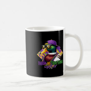 Caneca De Café Mardi Gras Duck Mardi Gras Caça Por Homens Que