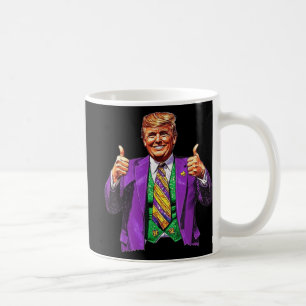 Caneca De Café Mardi Gras Excelente Novamente Donald Trump Americ