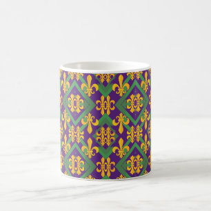 Caneca De Café Mardi gras fleur di Lis