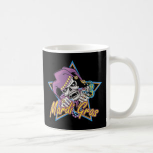 Caneca De Café Mardi Gras Jester Skull
