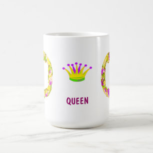 Caneca De Café Mardi Gras King Cake Queen