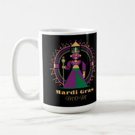 Caneca De Café Mardi Gras Mom 2026 Queen