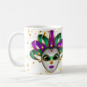Caneca De Café Mardi Gras Mug-Let The Good Times Roll