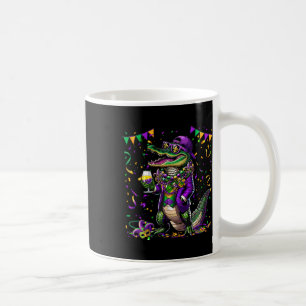 Caneca De Café Mardigator Mardi Gras Alligator Costume Men