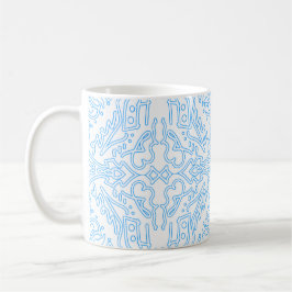 Caneca De Café Maré Azul Celestial