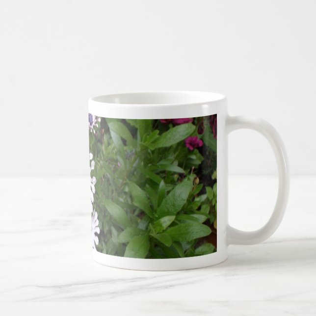 Caneca De Café Margarida Africana Branca (Direita)