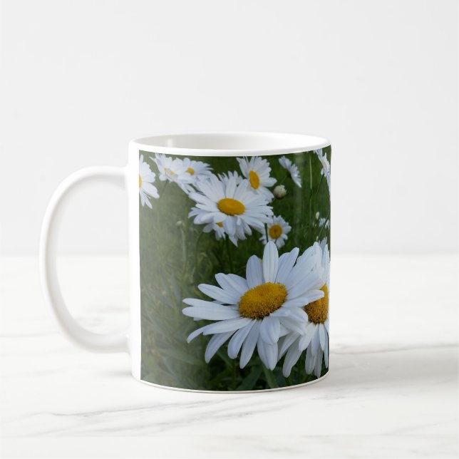 Caneca De Café margarida branca (Esquerda)