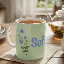Margarida floral moderna personalizada bonita eleg