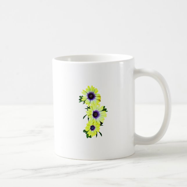 Caneca De Café Margaridas Africanas Lemon Symphony (Direita)