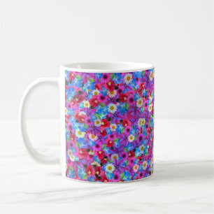 caneca de café margaridas da primavera
