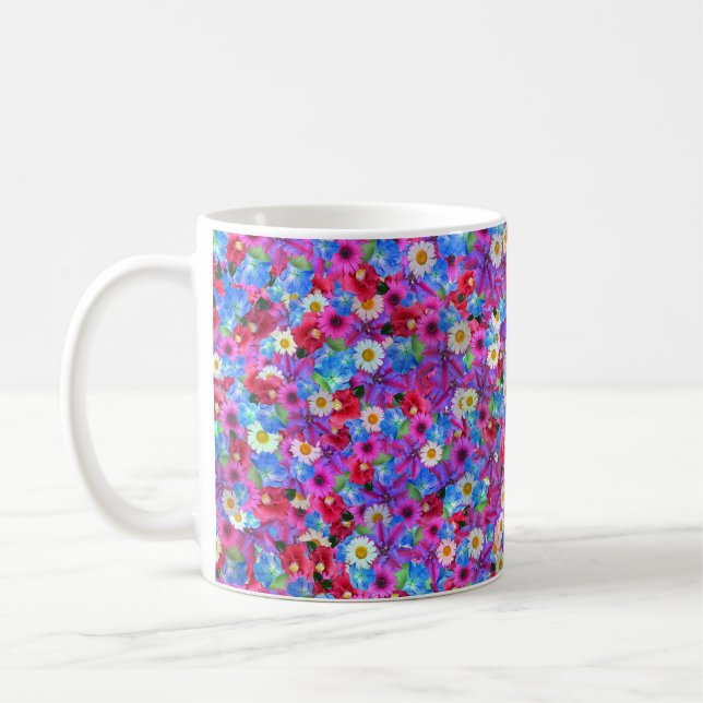 caneca de café margaridas da primavera (Esquerda)