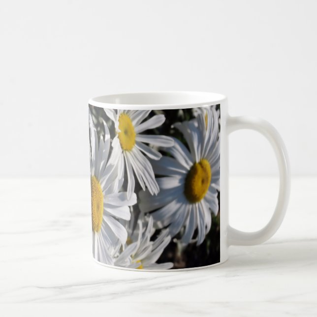 Caneca De Café Margaridas do bom dia (Direita)