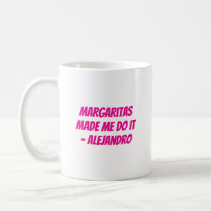 Caneca De Café "Margaritas me fez fazer isso" Cinco de Mayo perso