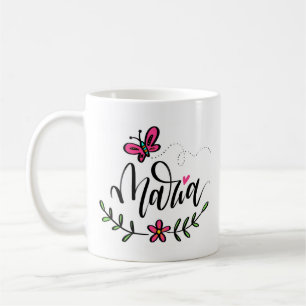 Caneca De Café Maria, carta-mão