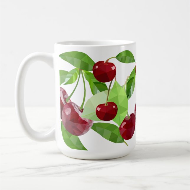 Caneca De Café Marian Cherry Geométrico (Esquerda)