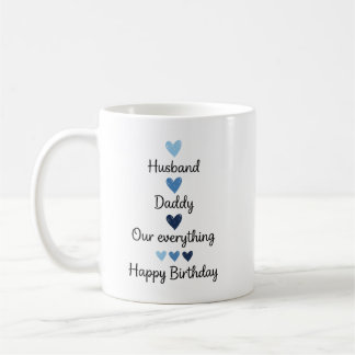 Caneca De Café Marido Aniversariante Papai Nosso Tudo Família