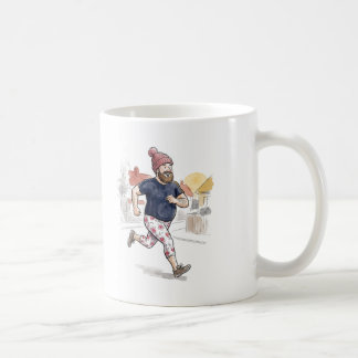 Caneca De Café Marido corredor engraçado vestido no escuro