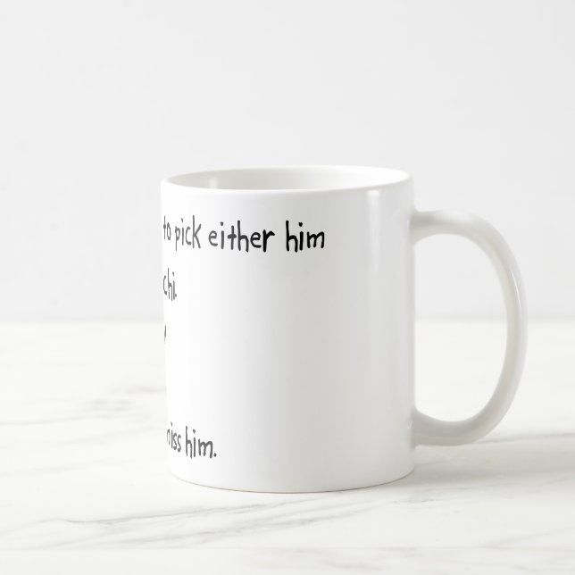 Caneca De Café Marido da picareta ou qui da TAI (Direita)