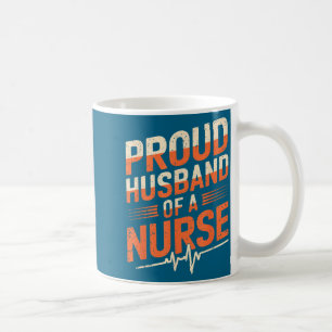 Caneca De Café Marido de Enfermeira Orgulhoso da Esposa Enfermeir