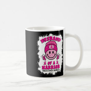 Caneca De Café Marido De Um Cancer De Alerta De Guerreiro