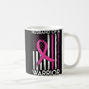 Caneca De Café Marido De Um Cancer De Sensibilização Para O Guerr