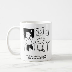 Caneca De Café Marido diz que houve uma venda de cerveja no bar