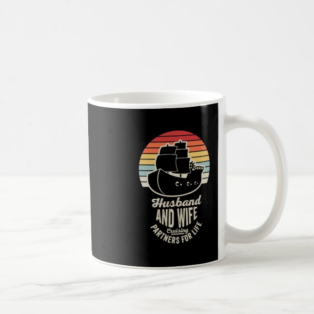 Caneca De Café Marido E Mulher Parceiros De Cruzeiro Para A Vida  (Direita)