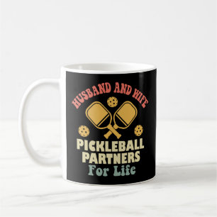 Caneca De Café Marido E Parceiros Esposos De Pickleball Para A Vi