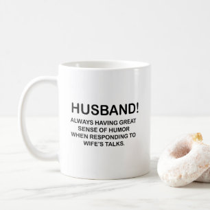 Caneca De Café Marido Maridão Citação Divertida Marido
