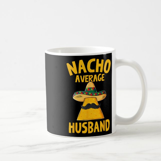 Caneca De Café Marido médio Nacho engraçado do noivo casamento Ci (Direita)
