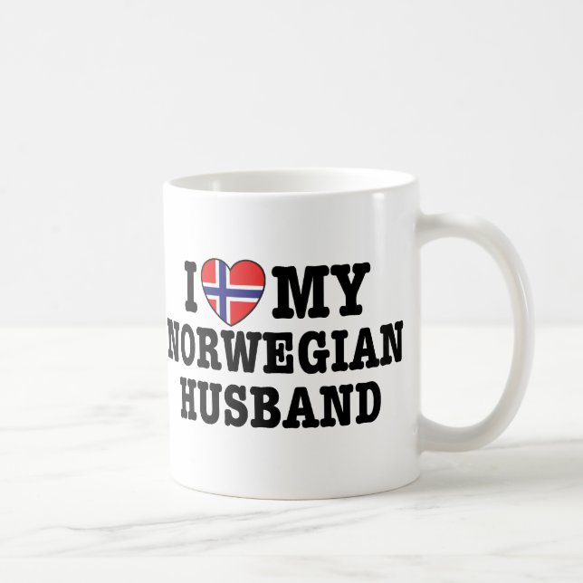 Caneca De Café Marido Norueguês (Direita)