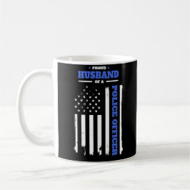 Caneca De Café Marido orgulhoso de uma bandeira afligida agente