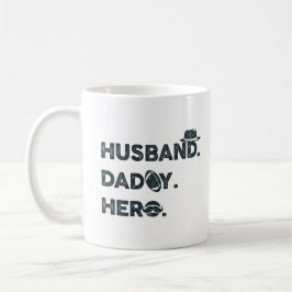 Caneca De Café Marido. Papai. Herói