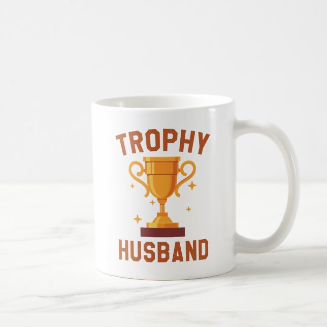 Caneca De Café Marido Troféu (Direita)