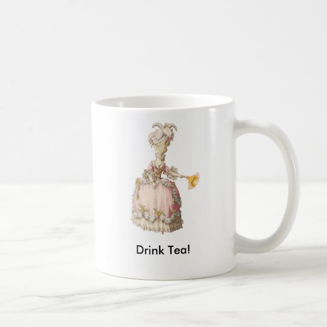 Caneca De Café Marie Antoinette.  Chá da bebida! (Direita)