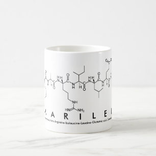 Caneca De Café Marilee peptide name mug