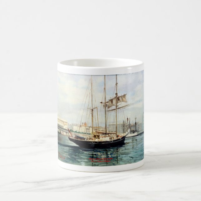 Caneca De Café Marina/Mariña/Seascape (Centro)