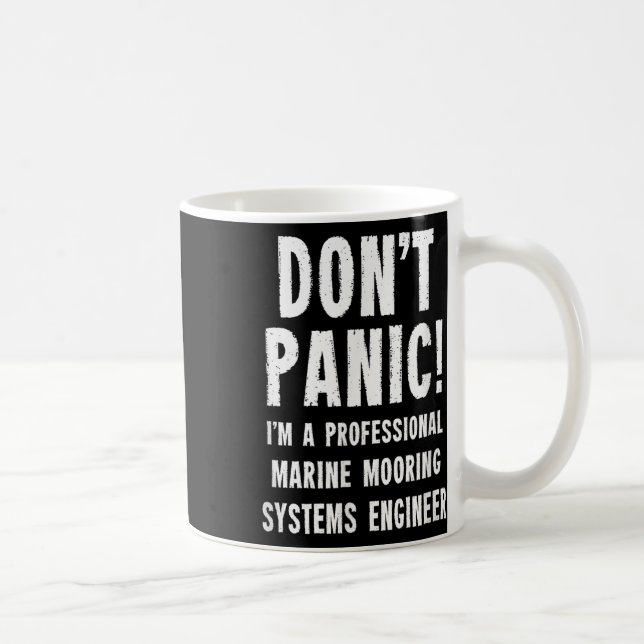 Caneca De Café Marine Mooring Systems Engineer  (Direita)