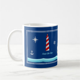 Caneca De Café Marinho Blue Coffee Mug para sopradores de barcos
