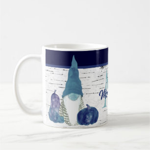 Caneca De Café Marinho Dusty Blue Pumpkin Gnomos Aspen Casa Russa