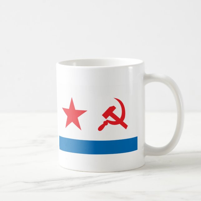 Caneca De Café Marinho Jack de URSS (Direita)