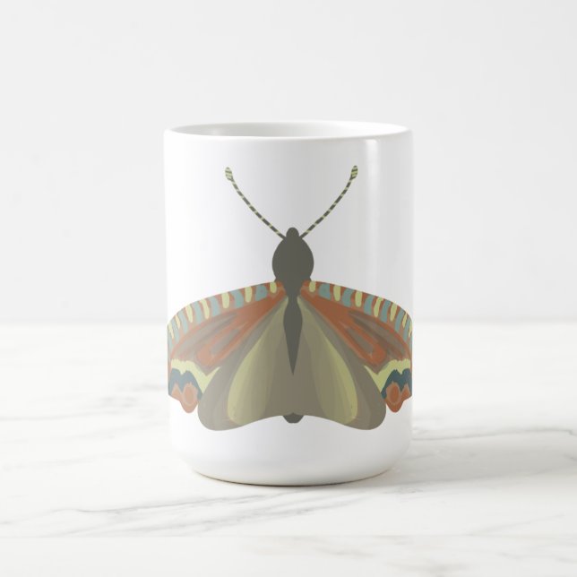 Caneca De Café Mariposa pintada (Centro)