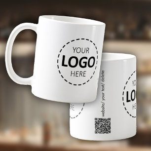 Caneca De Café Marketing do gerador de códigos QR personalizado e