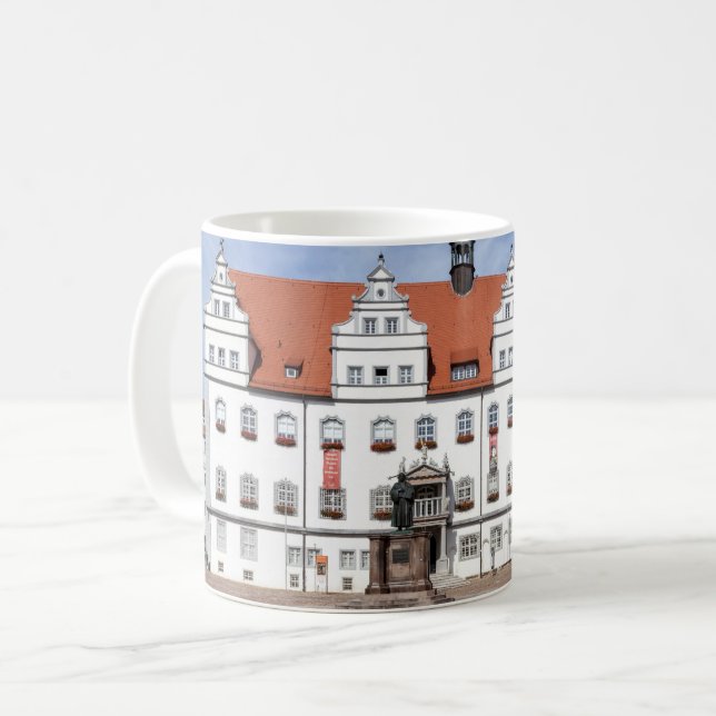Caneca De Café Marktplatz de Lutherstadt Wittenberg (Frente Esquerda)
