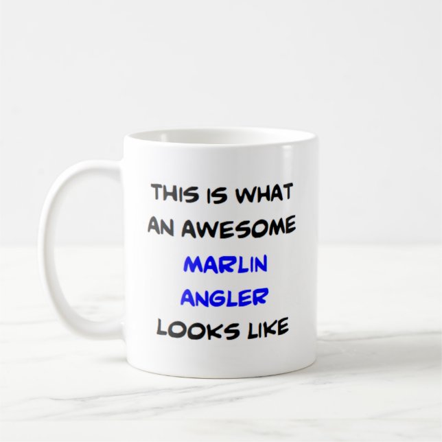 Caneca De Café marlin angler, incrível (Esquerda)