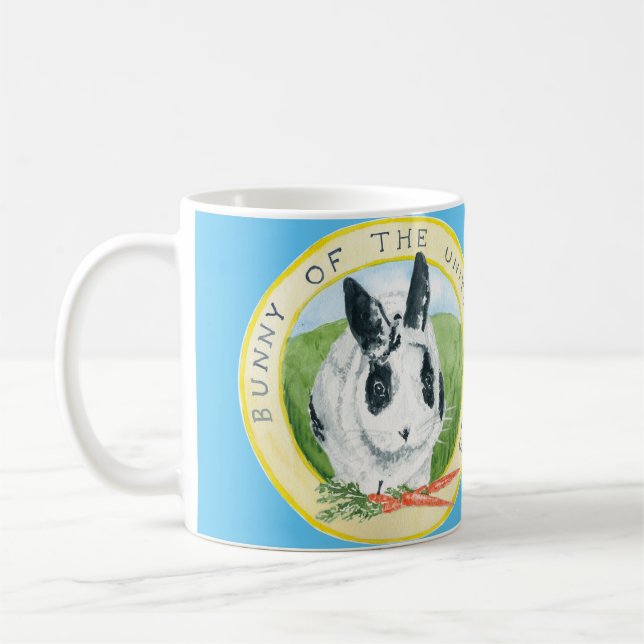 Caneca De Café Marlon Bundo Páscoa azul (Esquerda)